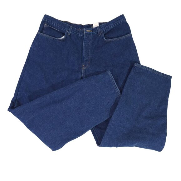 Caboose Moosewear 90s Polartec Flannel Lined Jeans 38 Made In USA 100% Cotton - Picture 7 of 7